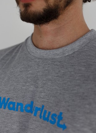 T-shirt Wanderlust - gray melange unisex9 photo