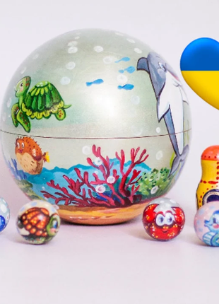 Sea World montessori toys set - Birthday Gift for boy, for girl