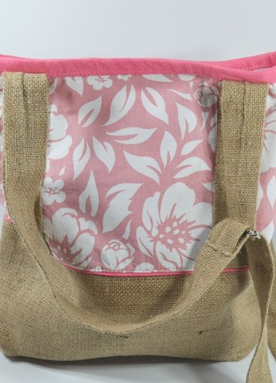 Women's bag made of natural textile "Kral".5 photo