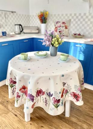 Tapestry tablecloth for round table limaso ø160 cm, round