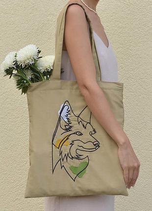 Eco bag fox