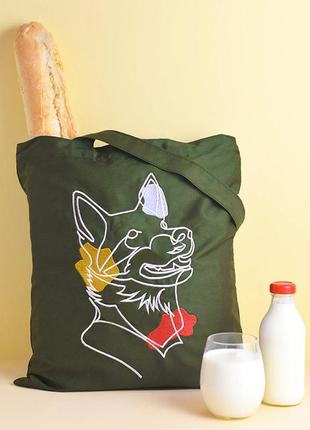 Eco bag dog2 photo