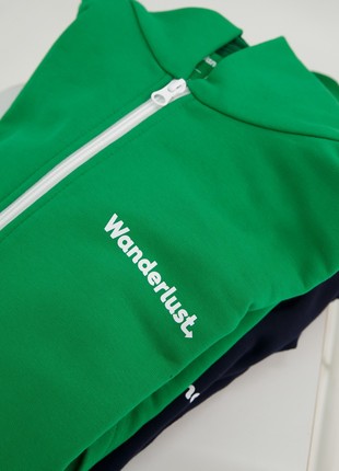 Hoodie with mouth mask - Wanderlust10 photo