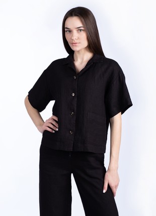 Woman's blouse black 154-22/00