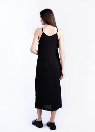 Woman’s sleeveless dress 160-22/00 black2 photo