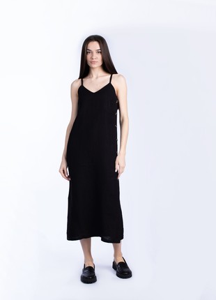 Woman’s sleeveless dress 160-22/00 black4 photo