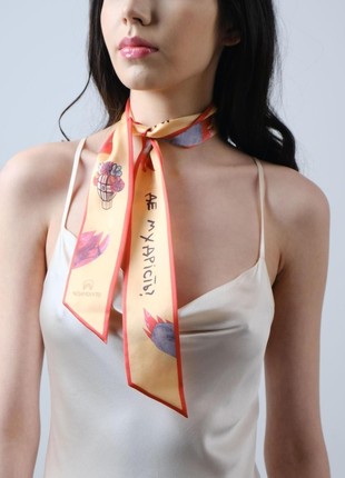 Thin silk scarf "Churai"2 photo