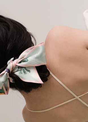 Thin silk scarf "Navka"4 photo