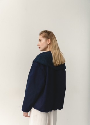 Denim jacket in dark blue5 photo