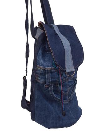 Jeans mini backpack1 photo