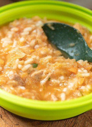 100% Freeze-dried. Kapustnyak (Sauerkraut soup with pork pieces), Harchi tm. Set of 10 bag.6 photo