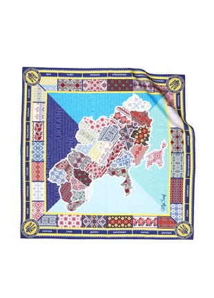Designer  scarf "Ukrainian  map ,, ,  from the designer Art Sana2 photo