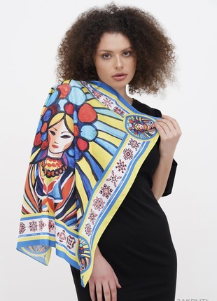 Designer  scarf "Ukrainian names,, ,  from the designer Art Sana3 photo