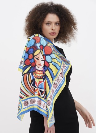 Designer  scarf "Ukrainian names,, ,  from the designer Art Sana3 photo