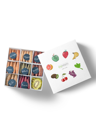 Set of Fruit Pastila Eco Nicy Maxi Plus without sugar 500 grams