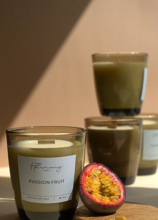 Passion Fruit scented candle by Harmony