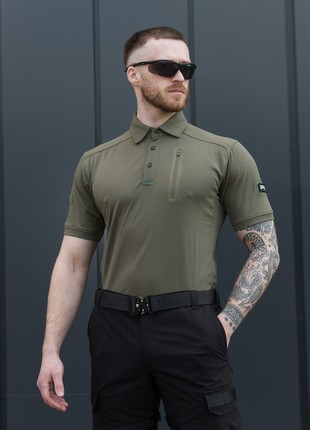 POLO T-SHIRT TACTICAL BEZET KHAKI 80413 photo