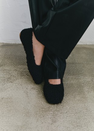 Eco fur women flats4 photo