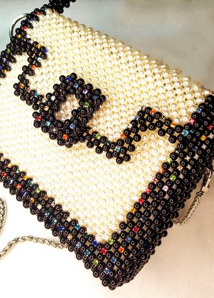 Handmade Bag of beads "Shine"5 photo