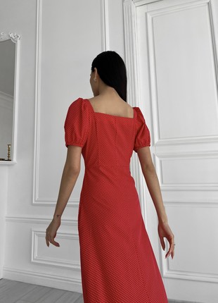 Summer dress Yesenia in red color6 photo
