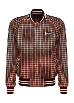 Brown Bomber Jacket in British Checks2 photo