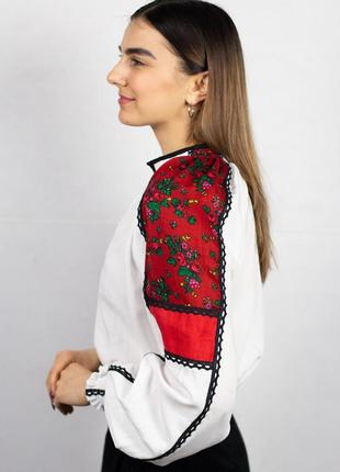 Women's embroidered shirt scarf3 photo