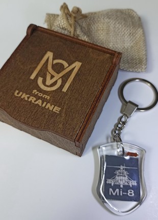 Keychain made of Mi-8AMTSh skin.5 photo