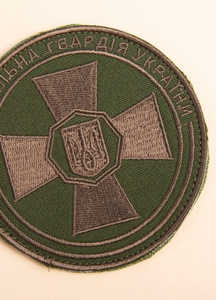 CHEVRON ON VELCRO NATIONAL GUARD OF UKRAINE 8.5 CM2 photo