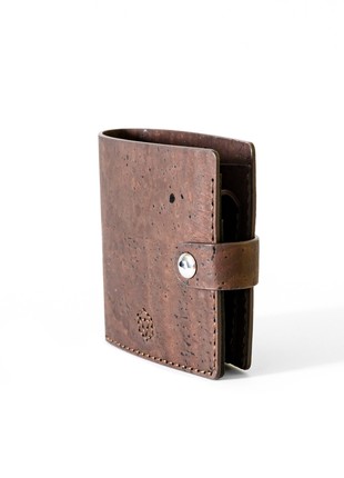 Natural cork Lefroy Lite wallet in brown color4 photo