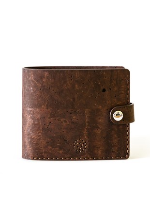 Natural cork Lefroy Lite wallet in brown color3 photo