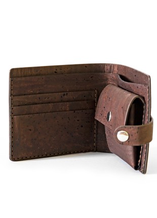 Natural cork Lefroy Lite wallet in brown color5 photo