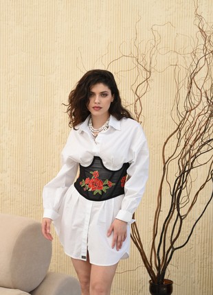 Shirt with embroidery corset7 photo