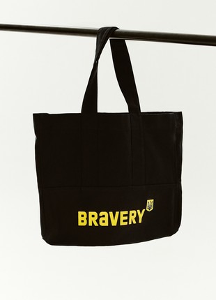 BRAVERY ORIGINAL Black Bag Shopper "Bravery"1 photo