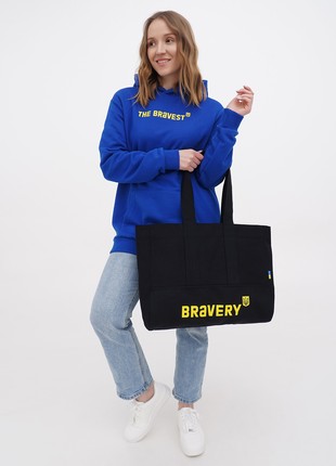 BRAVERY ORIGINAL Black Bag Shopper "Bravery"4 photo