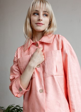 Linen and cotton set with a skirt7 photo