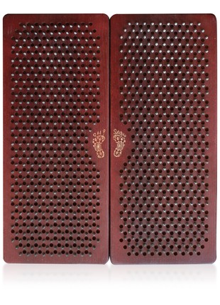 Sadhu Board Oh! SADHU for Yoga Meditation from 100% Natural Ash Wood, Step 10mm, "Tree of Life"2 photo
