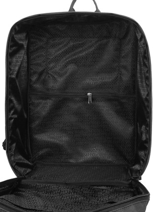 The backpack for carry-on luggage POOLPARTY Airport airport-black 40 x 30 x 20 cm Wizz Air black5 photo
