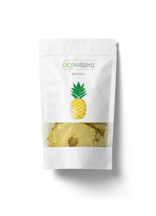 Organic Pineapple Chips Eco Nicy - 500 grams, Without Sugar (Pack of 10)