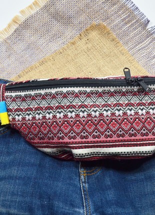 Women's belt bag-banana "Chichka mala" ethnic style.5 photo