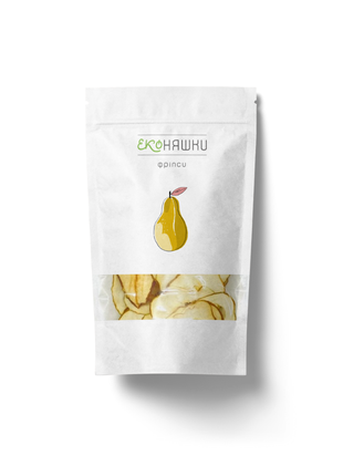 Organic Pear Chips Eco Nicy - 500 grams, Without Sugar (Pack of 10)