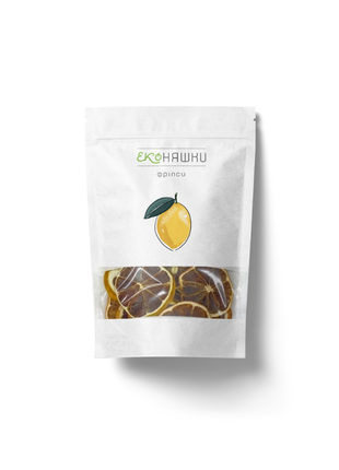 Organic Lemon Chips Eco Nicy - 500 grams, Without Sugar (Pack of 10)