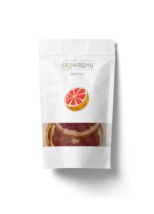 Organic Grapefruit Chips Eco Nicy - 500 grams, Without Sugar (Pack of 10)