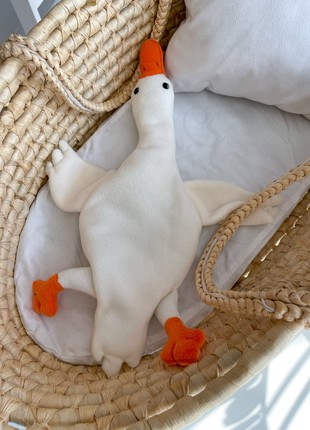 Goose plush, Baby comforter Duck