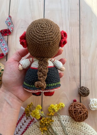 Set of 2 Ukrainian crochet doll, Ukrainian Cossack5 photo