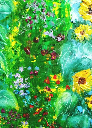 Sunflower Oil Painting3 photo