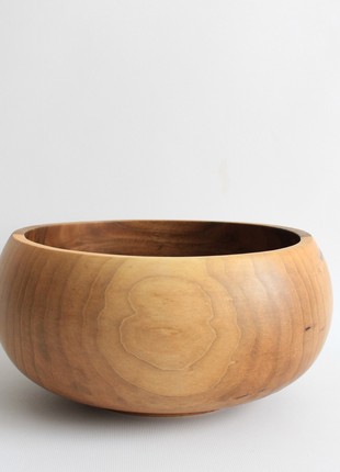 Large wooden salad bowl4 photo