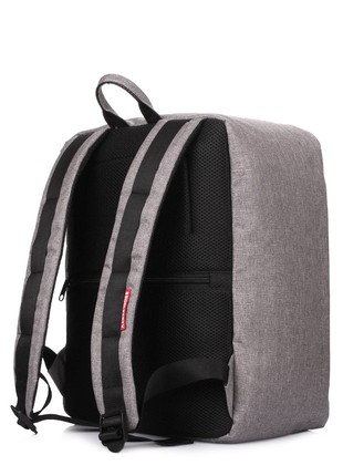 The backpack for carry-on luggage POOLPARTY Airport airport-grey 40 x 30 x 20 cm Wizz Air grey3 photo