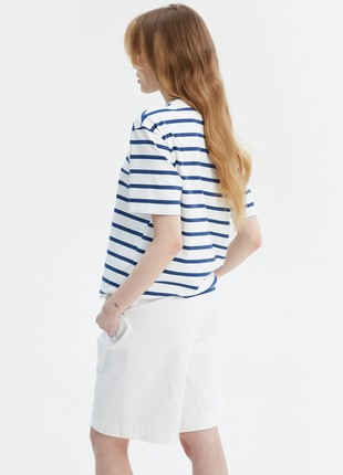 Striped cotton T-shirt4 photo
