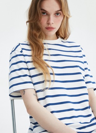 Striped cotton T-shirt3 photo