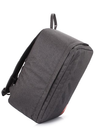 The backpack for carry-on luggage POOLPARTY Airport airport-graphite 40 x 30 x 20 cm Wizz Air grey5 photo
